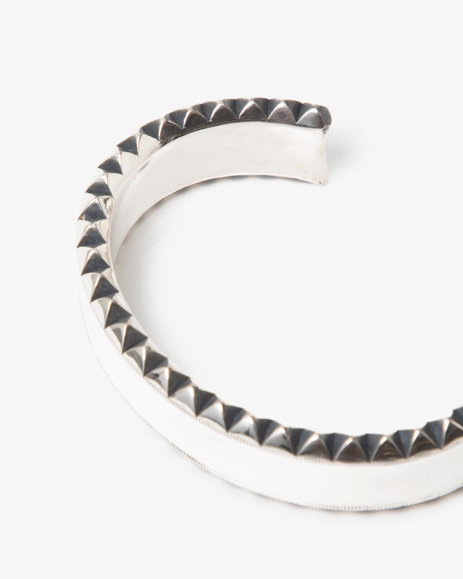 DWELLER STUDS BANGLE WIDE 925 SILVER by END – COVERCHORD