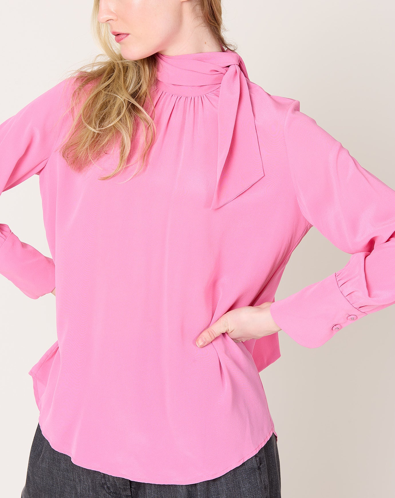 Tie Rite Top in Pink | Rachel Comey | Covet + Lou | Covet + Lou