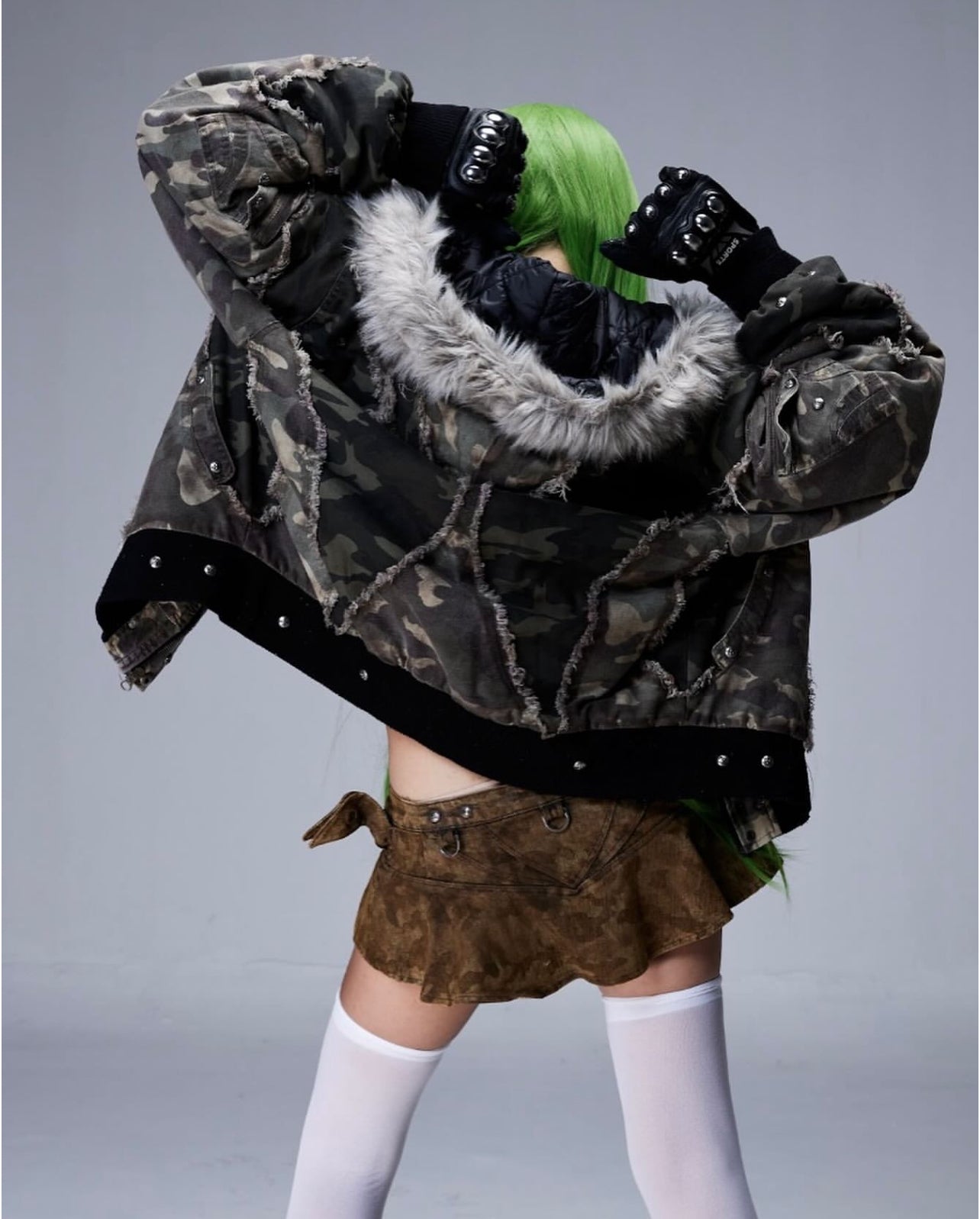 005 CD WAXED CAMO BOMBER JACKET – COZY WORLDWIDE