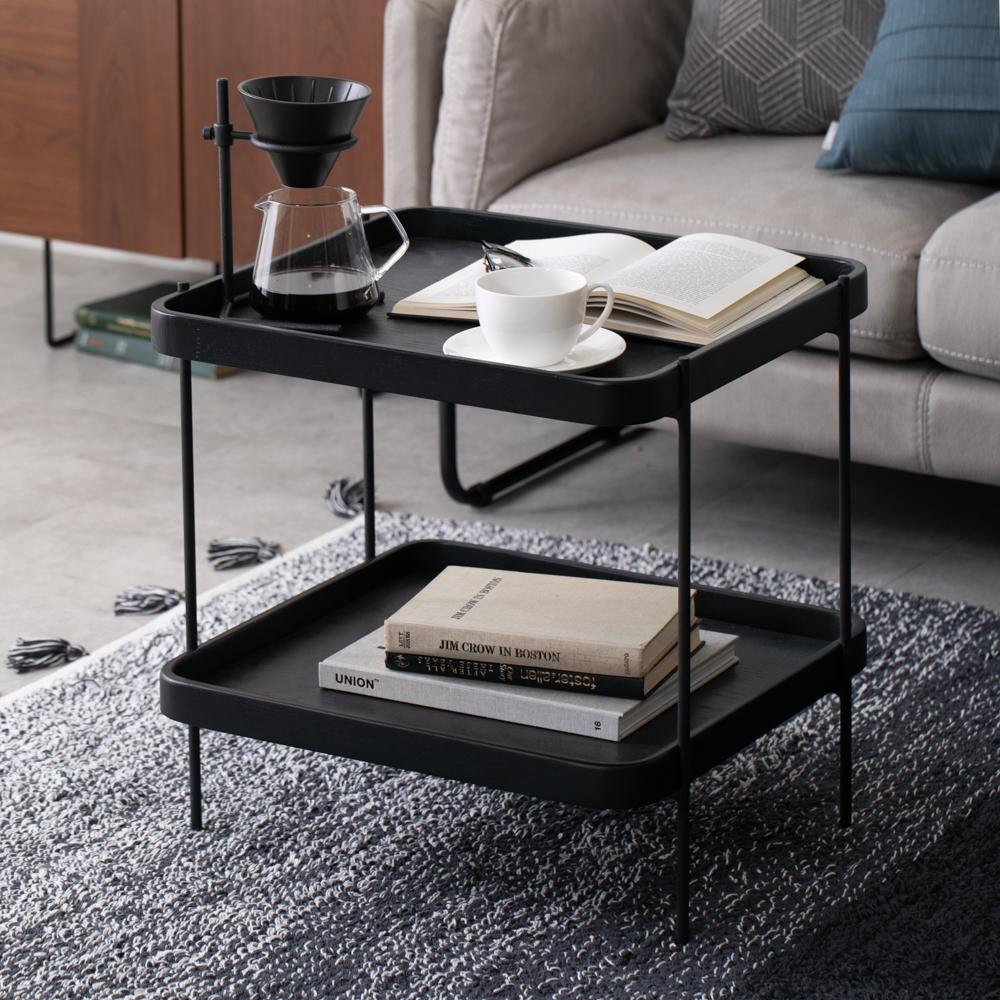 moda en casa フムラ サイドテーブル 幅50×奥行45×高さ50cm moda en