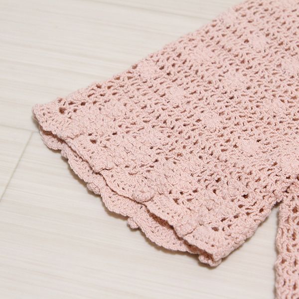 ピンクレース編みカーディガン - ピンクハウス通販｜リサイクル