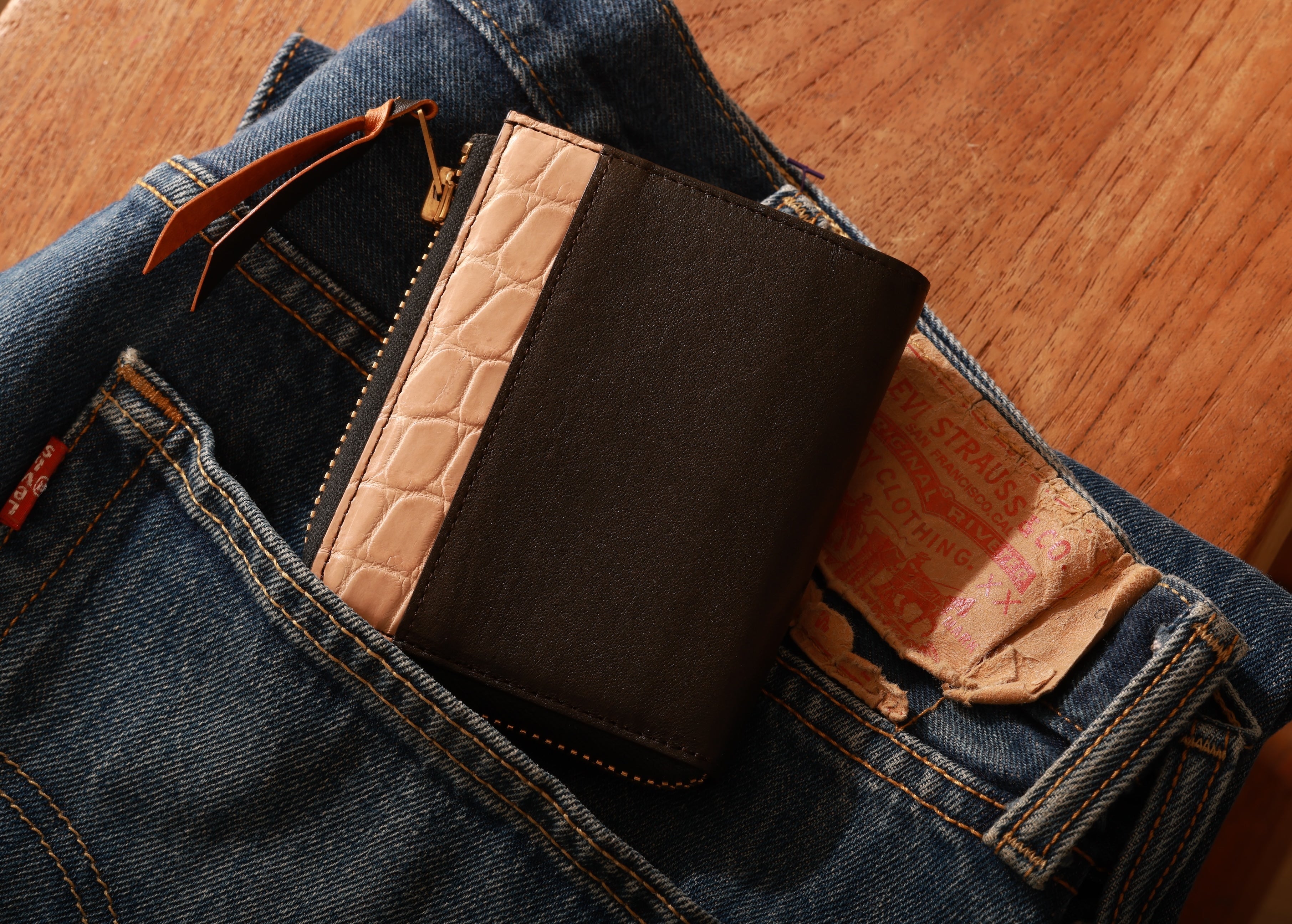 池田工芸 × Lightning 純国産「茶芯」ホースハイド×「ヌメ