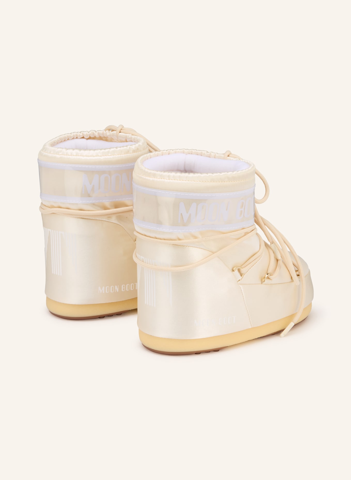 MOON BOOT Moon Boots ICON LOW PEARLY in gold / ecru