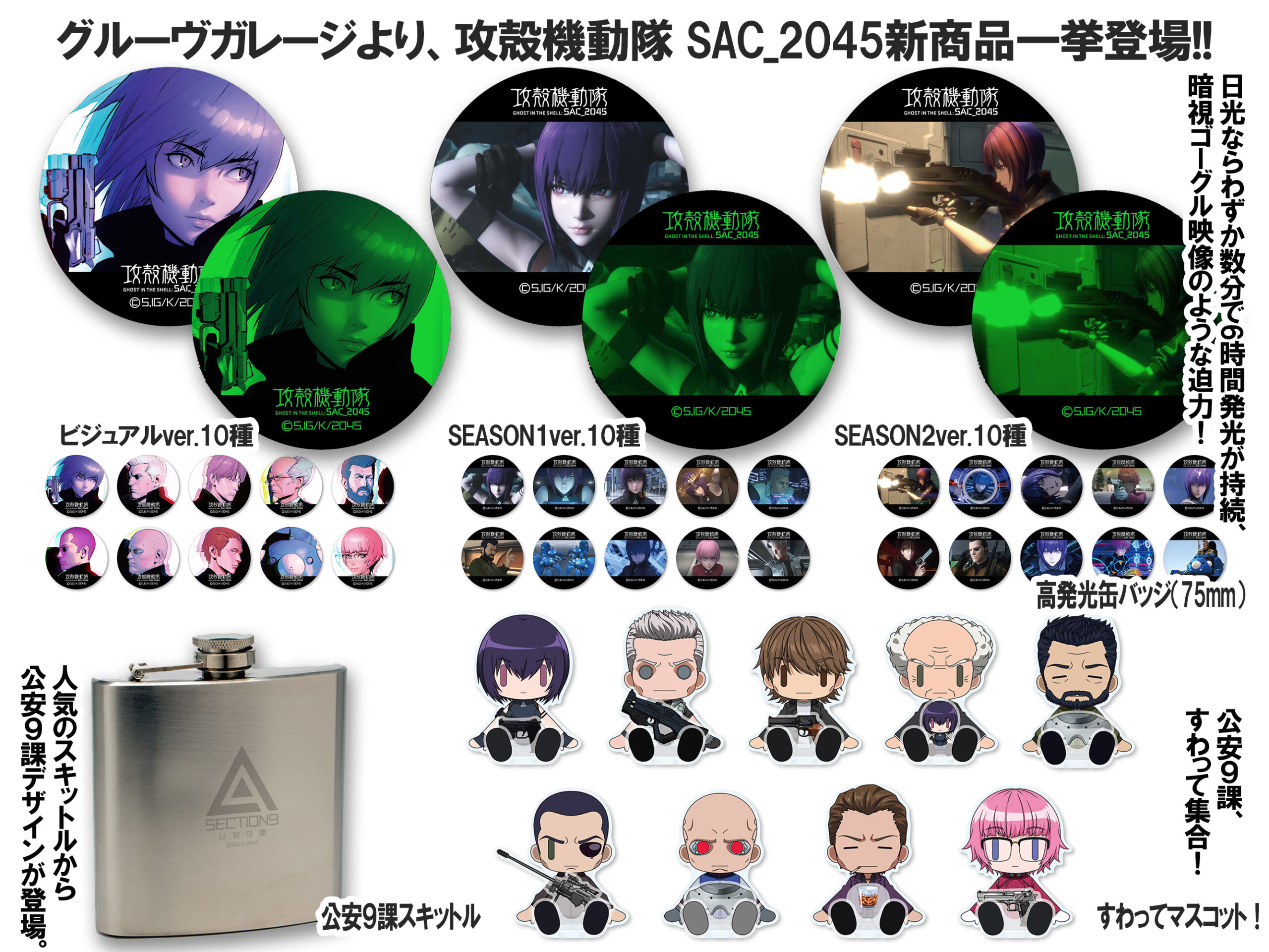 攻殻機動隊 SAC_2045』× グルーヴガレージの新商品が登場 | 【公式】攻