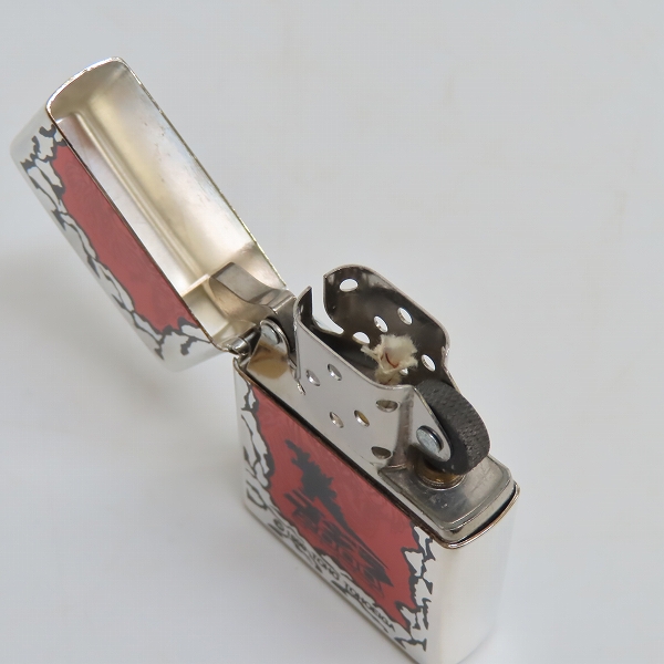 ZIPPO/ジッポー ゴジラ 2000 LIMITED EDITION 銀みがき 携帯灰皿セット