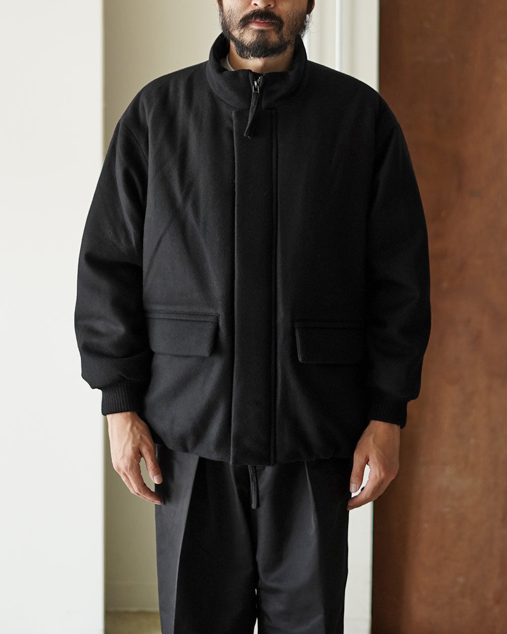 STILL BY HAND スティルバイハンド 中綿ウールブルゾン メンズ Padded