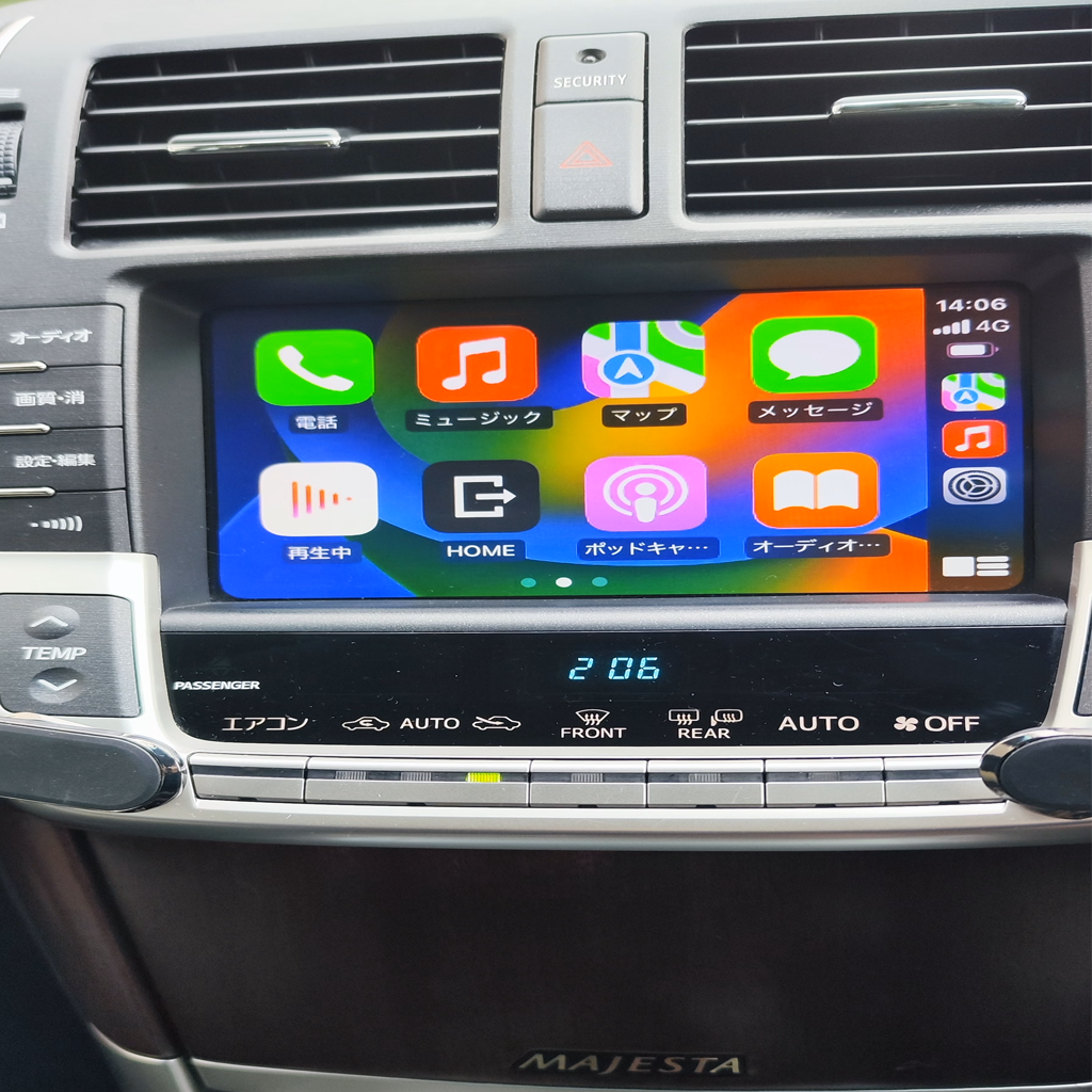 CrownFocus トヨタ クラウン マジェスタUZS207 ワイヤレス Apple