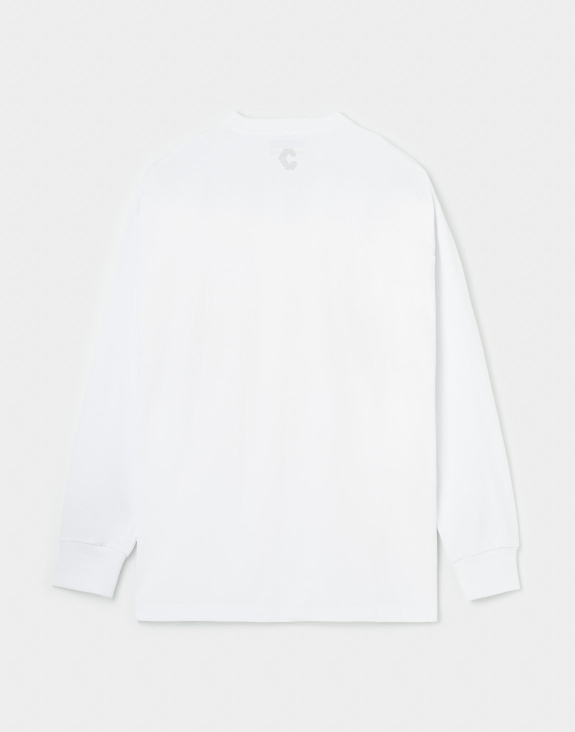 CRONOS SCRIPT SIDE L/S TEE 【WHITE】