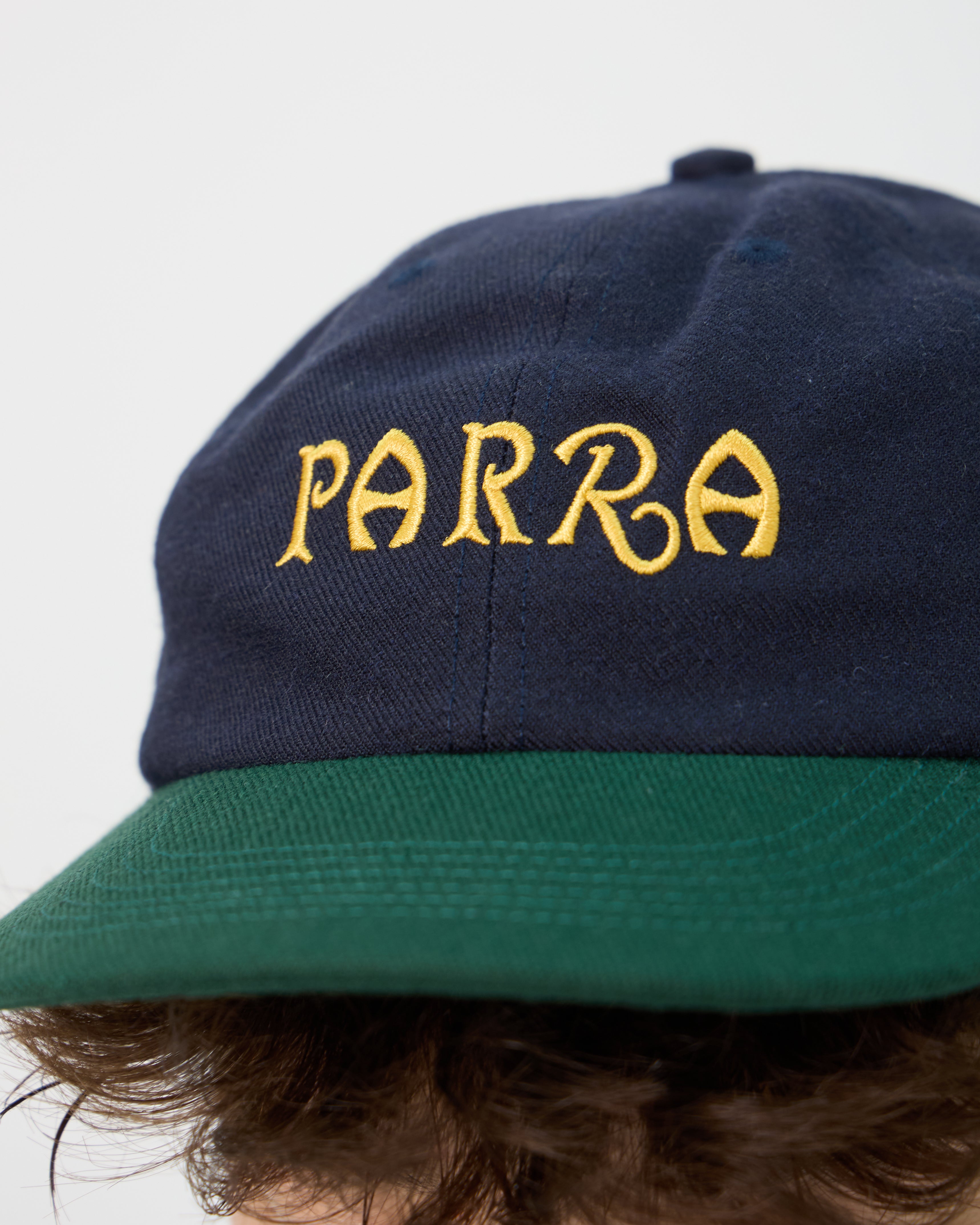Parra Wordle Logo 6 Panel Hat | Dark Navy