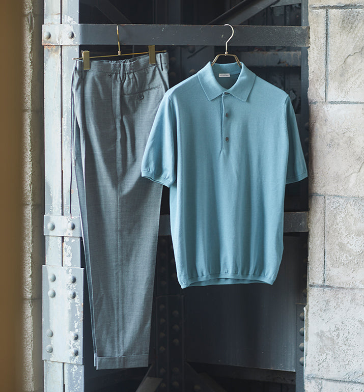 限定カラー スビンプラチナムニットTシャツ＆ニットポロシャツ