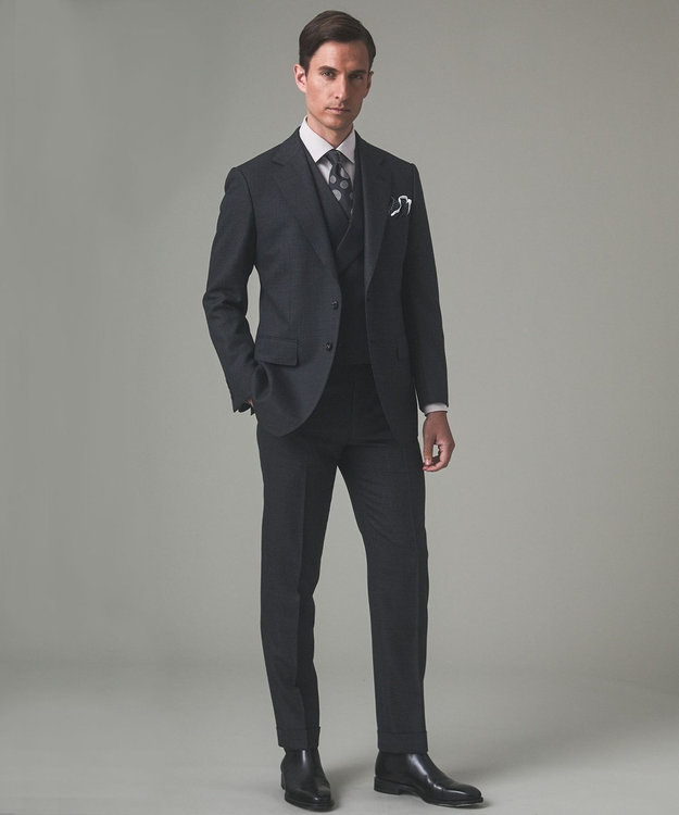 ZEGNA/ゼニア】ISLANDFLEECE/アイランドフリース 3ピーススーツ