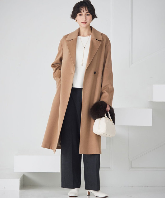 MTRカシミヤビーバー チェスター コート / 23区 S | ファッション通販