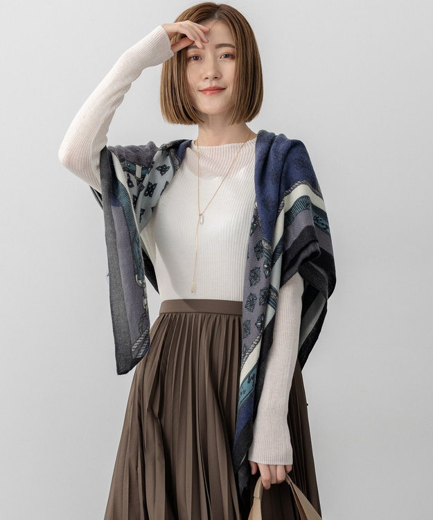 manipuri ウール シルク ストール / 23区 | ファッション通販 【公式