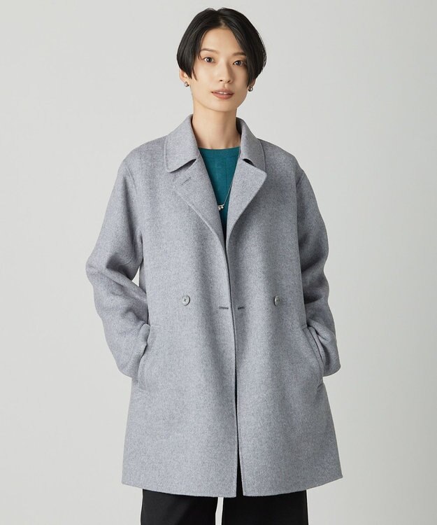 ウールナイロンリバー テーラード コート / J.PRESS LADIES