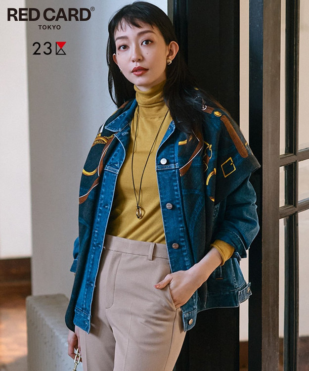 再入荷/RED CARD TOKYO×23区】オーバーサイズ デニム ジャケット / 23