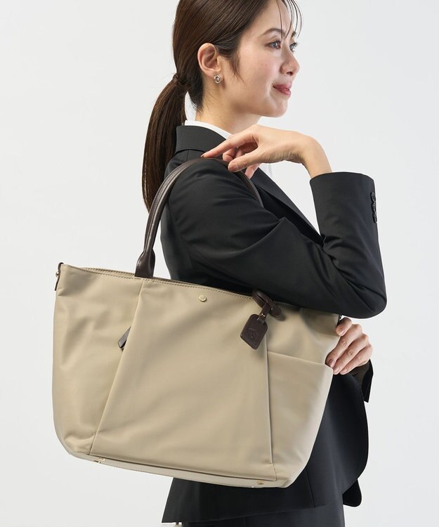 A4サイズ収納可】 ナイロン トート バッグ / J.PRESS LADIES