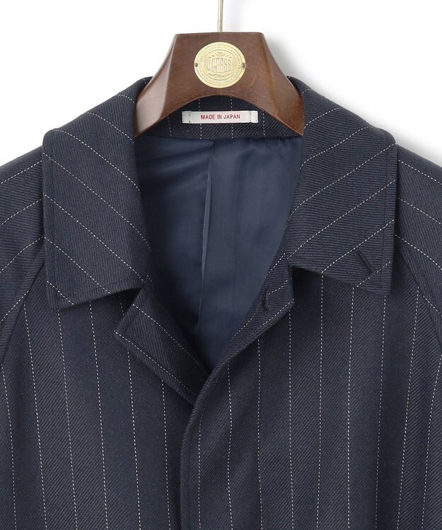 J.PRESS ORIGINALS】 SILK TWEED BELTED BALMACAAN COAT / JAPAN MADE