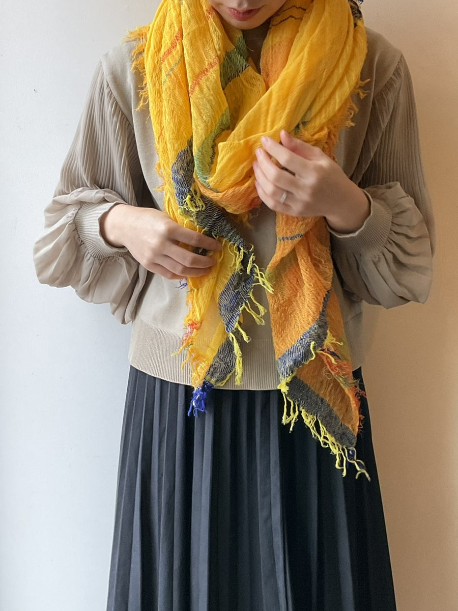 クラフトジャーナル｜tamaki niime ｜ roots shawl BIG cotton – CRAFT