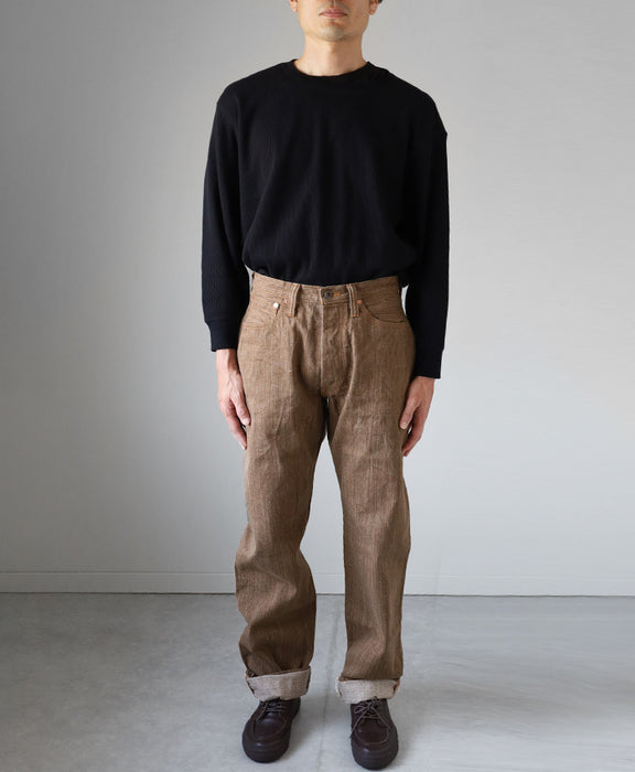 graphzero (グラフゼロ) 13オンス 天然染め ネップデニム ストレート