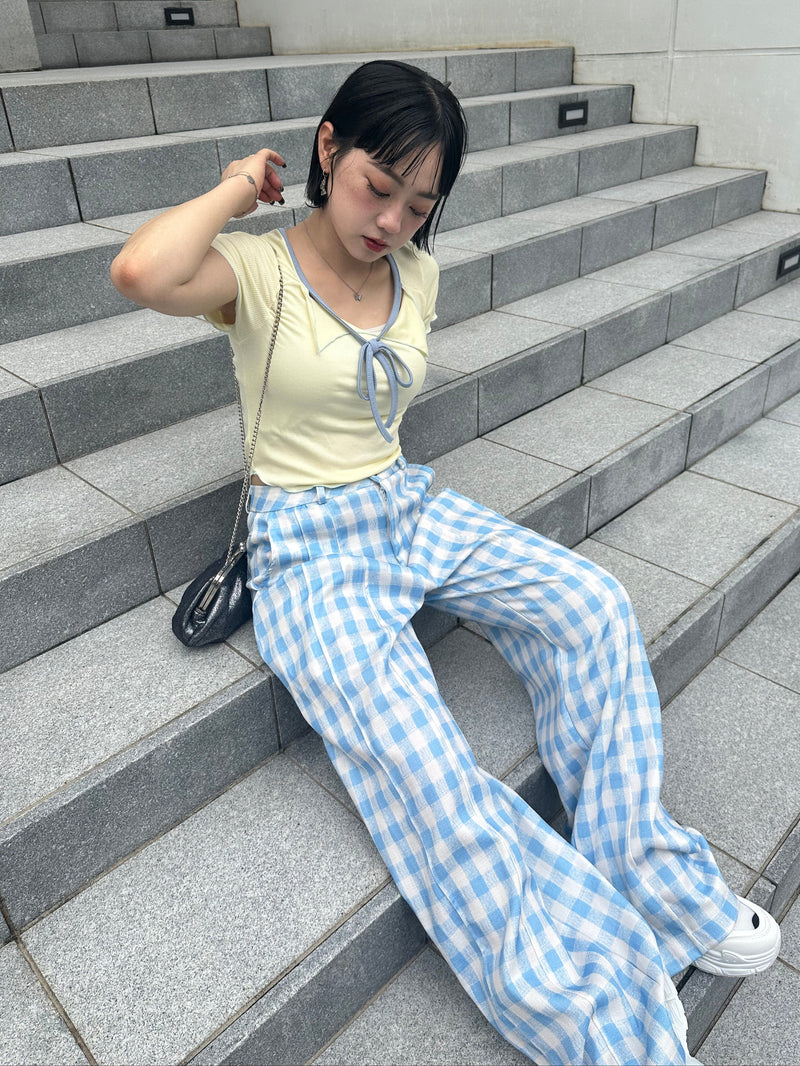 ブルーギンガムチェックパンツ DPB76034 – CRAMMY