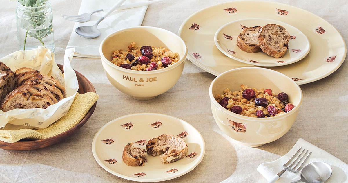 ポール & ジョーが有田焼とコラボ！ 菊柄＆あのアイドル猫柄の器も登場♡