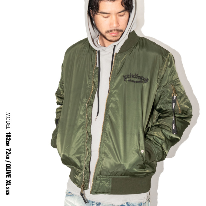 人気のMA-1に刺繍入りが登場！！