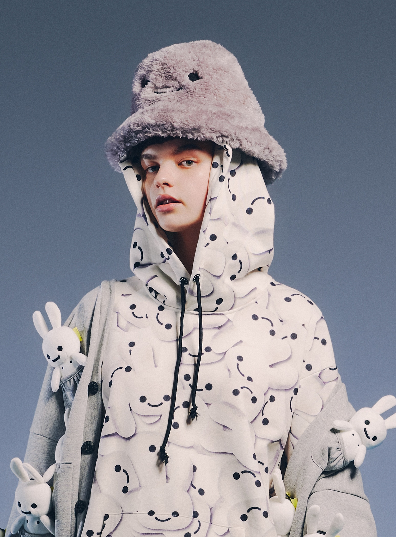 もさもさバケットハット｜ウサギがいない｜CUNE ONLINE STORE