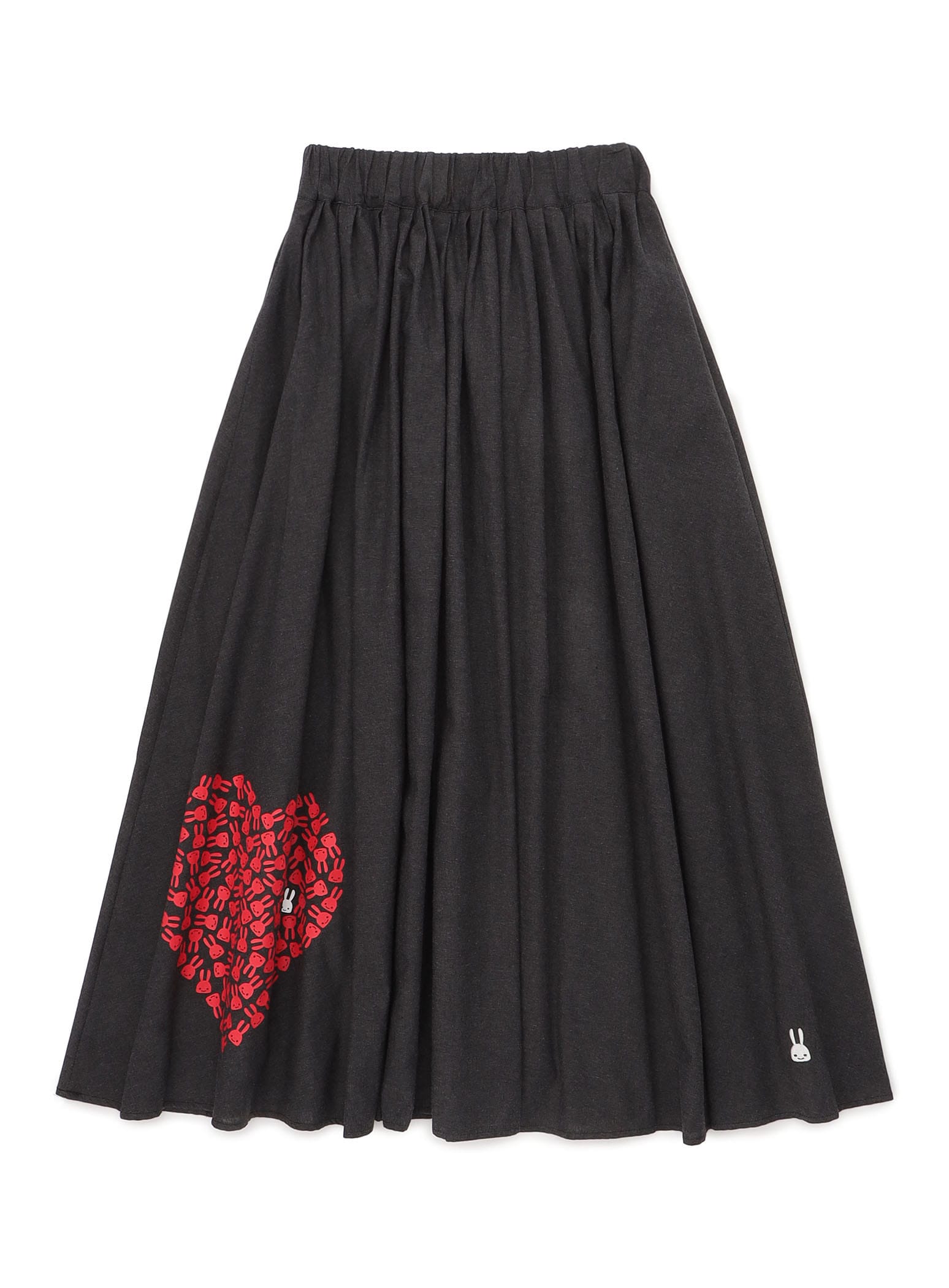 ハートのロングギャザースカート｜ウサギがいる｜CUNE ONLINE STORE