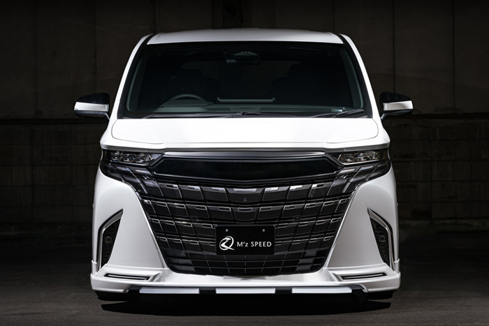 アルファード40系専用 エムズスピード フロントグリルガーニッシュ を