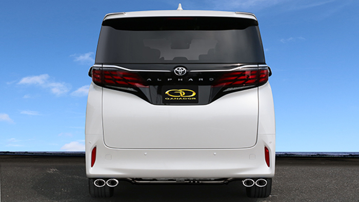 アルファード40系 ガソリン 2WD専用 ガナドール マフラー (左右4本出し