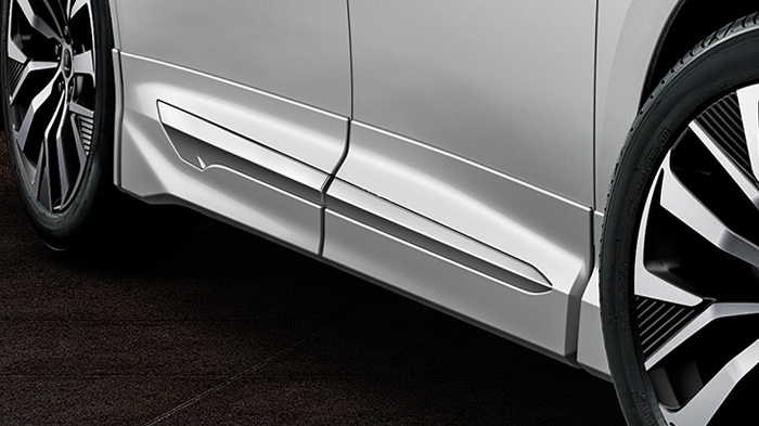 アルファード40系専用 モデリスタ サイドスカート BRIGHT NOBLE STYLE