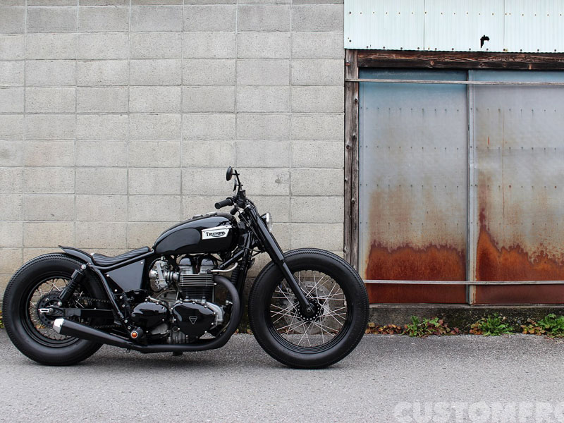 トライアンフ ボンネビル T100 2005のカスタム・ミッキーサイクル