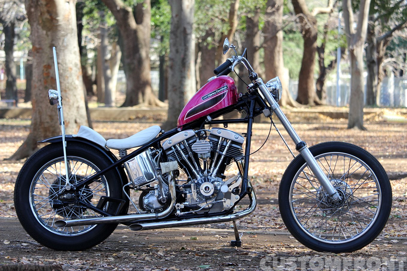 ハーレー ショベル FXE 1976のトラディショナルチョッパー・モトリ