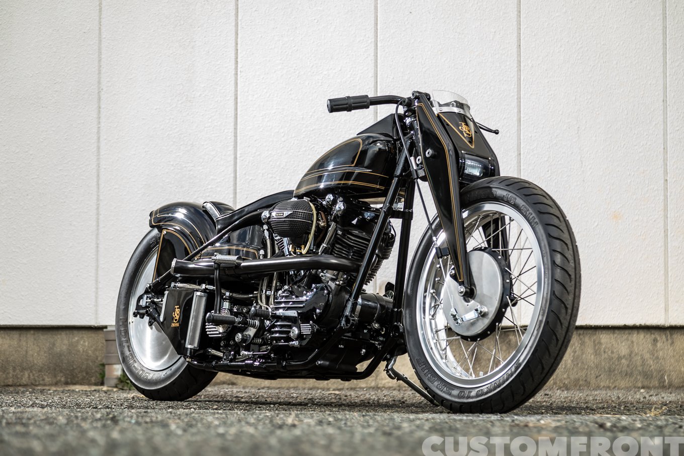 ハーレーのナックルヘッドカスタム(ホットロッドショーアワード) FL