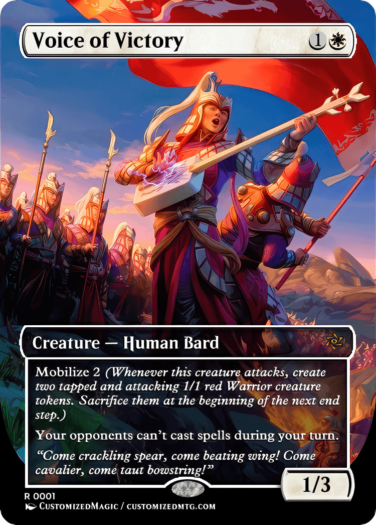 Voice Of Victory | Magic The Gathering Proxy Cards