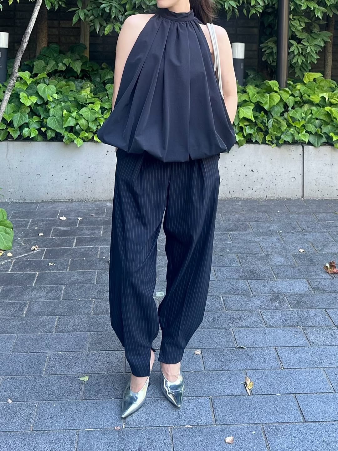 オーバータックパンツ rome - ピンストライプ｜Cygne(シーニュ) 公式サイト