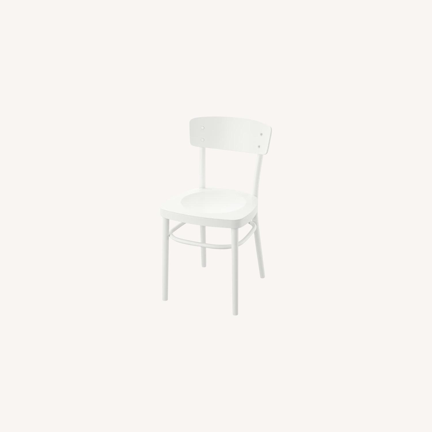 IKEA IDOLF Dining Chair Set (4) - White - AptDeco