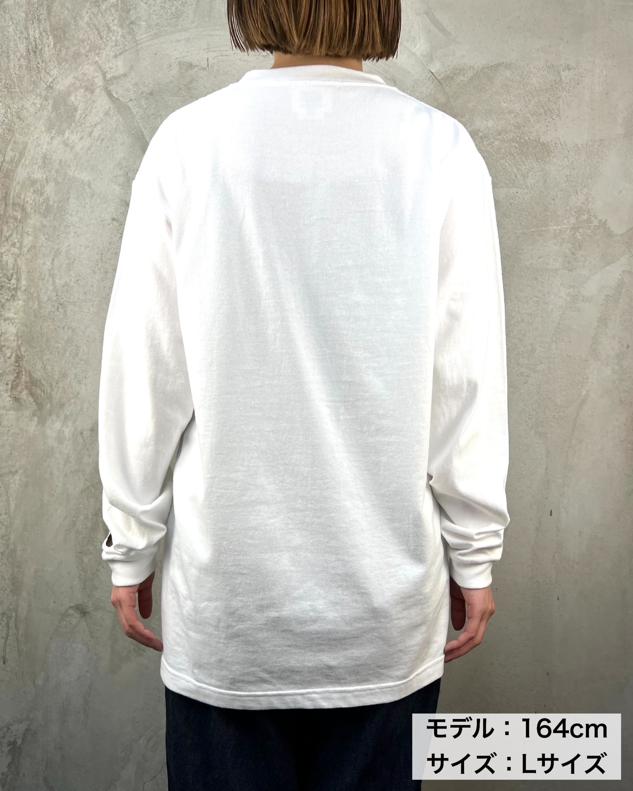 ドリクマ&ワルクマ ロングスリーブTシャツ（ホワイト