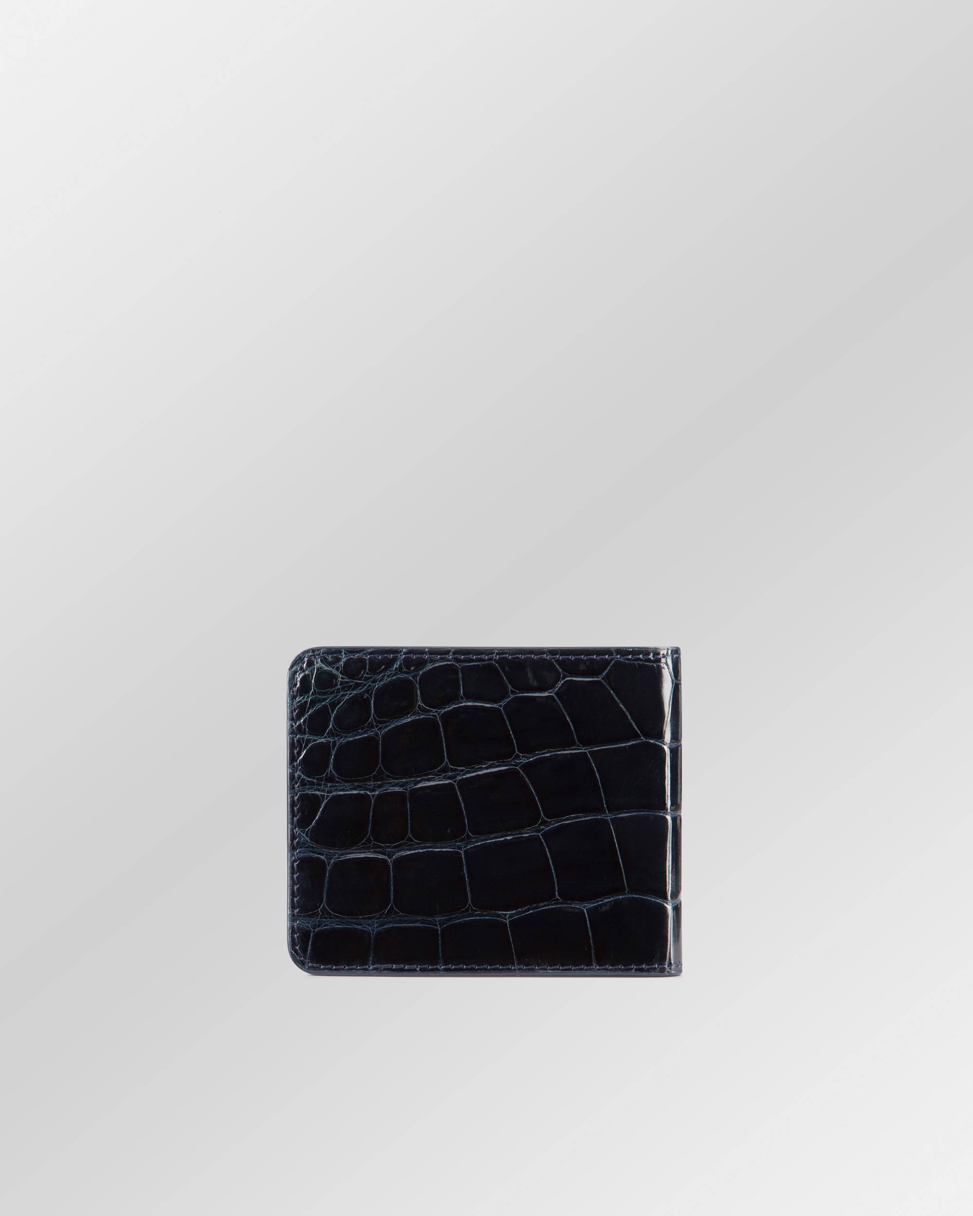 Handmade crocodile and calfskin leather wallet | Stefano Ricci