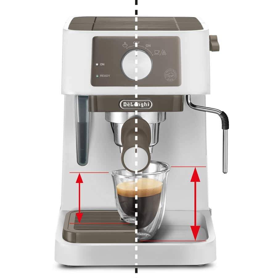 スティローザ エスプレッソ・カプチーノメーカー ホワイト EC235J-W