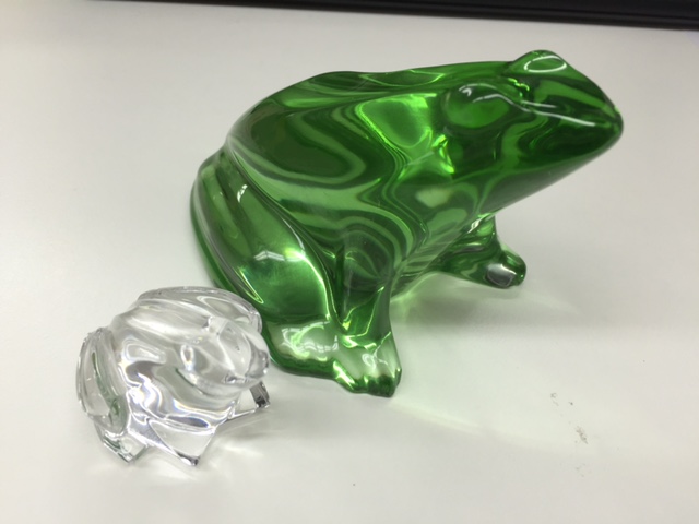 バカラ 置物 買取 ならダンシャリへ☆今回かわいいカエルを買取いたし