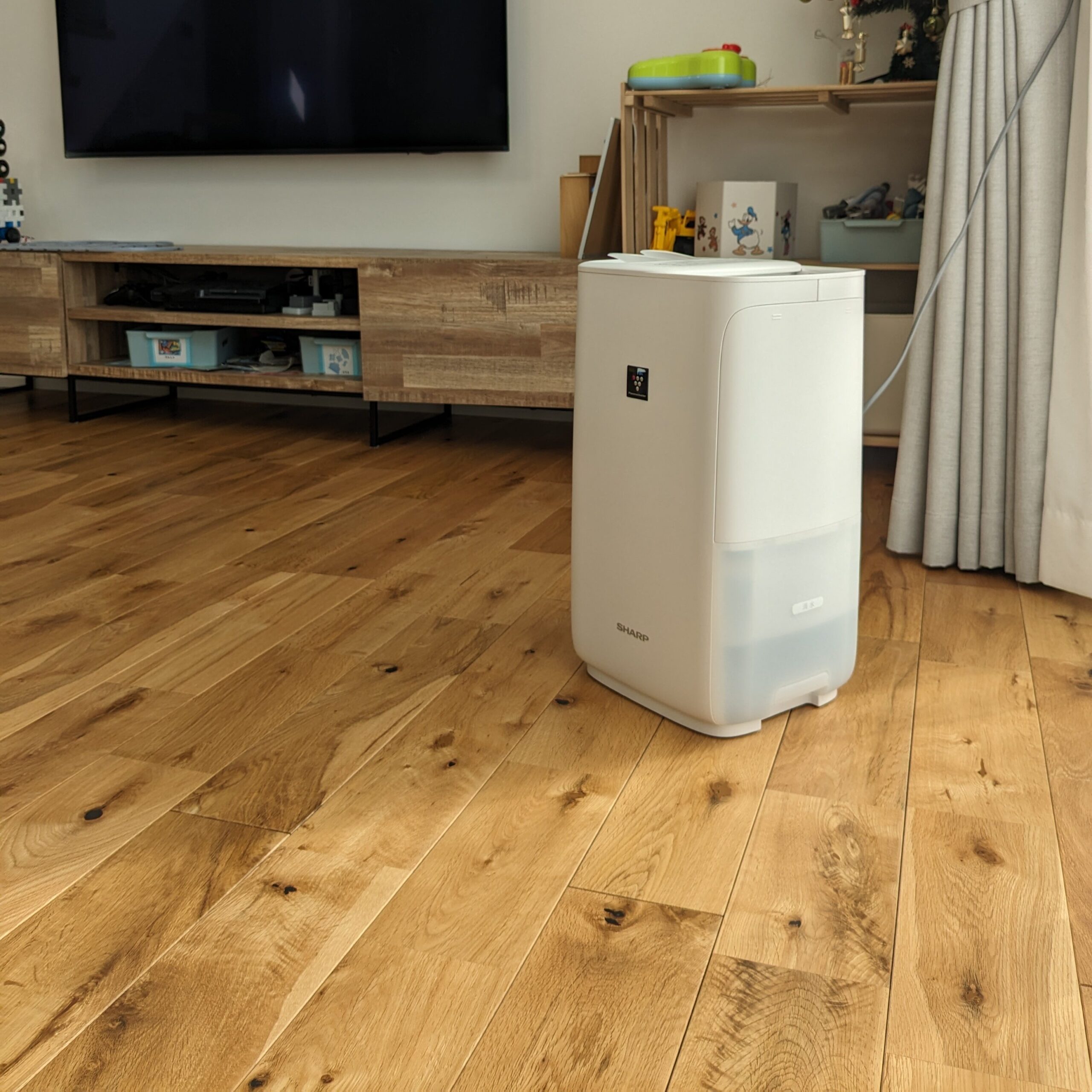 HV-R75ハイブリッド式加湿器使用レビュー！お手入れ簡単で最高でした