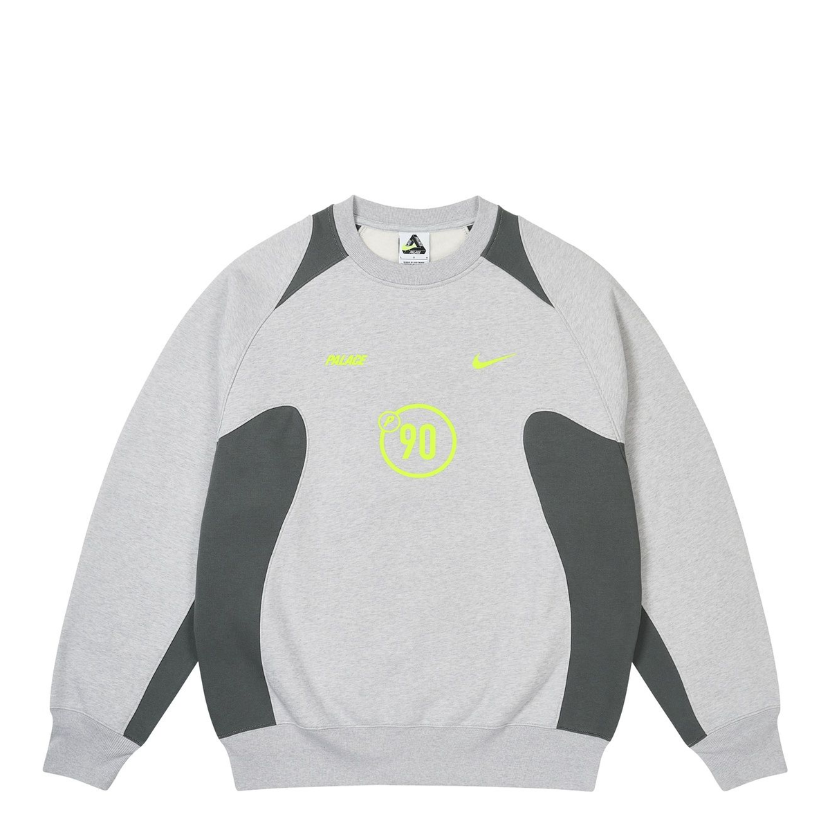 Palace x Nike Tri Swoosh T-Shirt Grey Marl