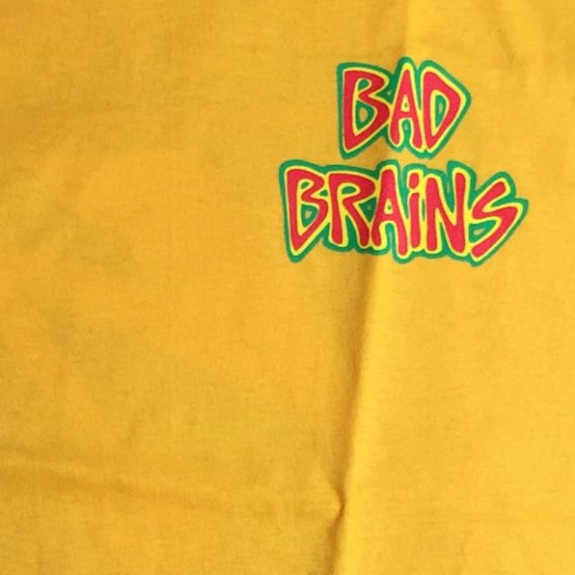 BAD BRAINS Tシャツ Front Logo & capital YELLOW | 45REVOLUTION