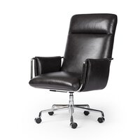 Sherman Desk Chair Sonoma Black Four Hands