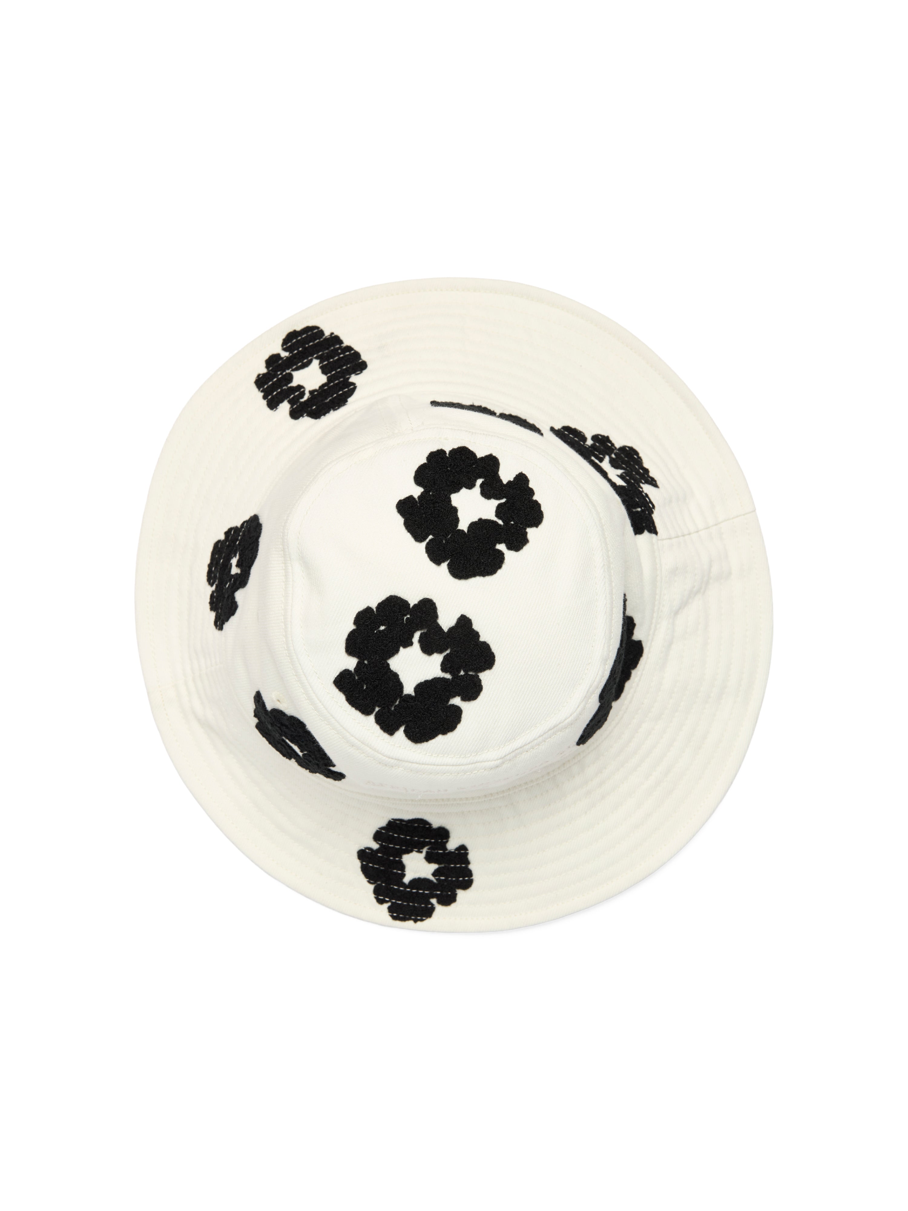 Denim Cotton Wreath Bucket Hat White – DENIM TEARS
