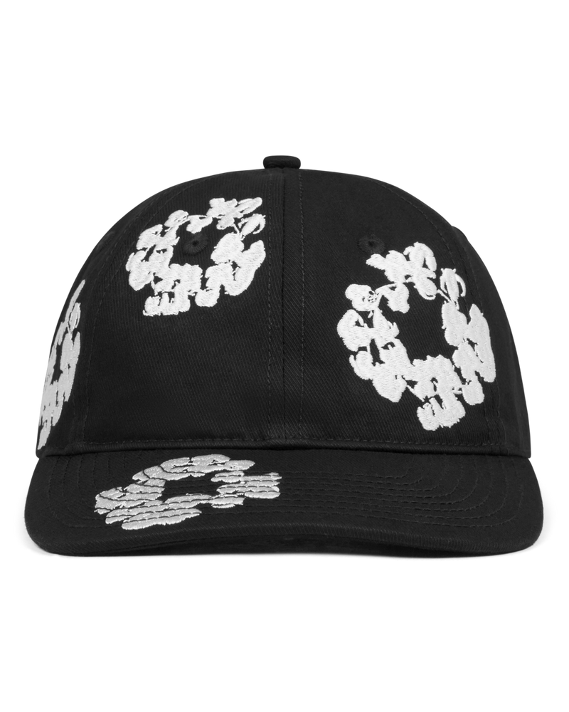 The Cotton Wreath Cap Black – DENIM TEARS