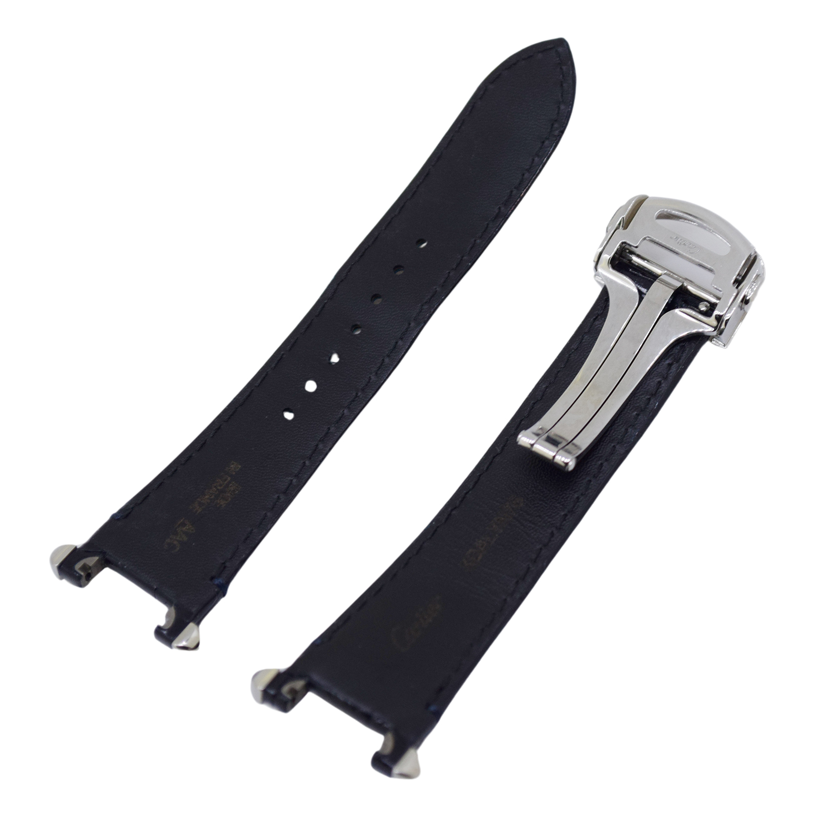 Cartier カルティエ 純正 レザーベルト パシャ Dバックル付 ワンタッチ