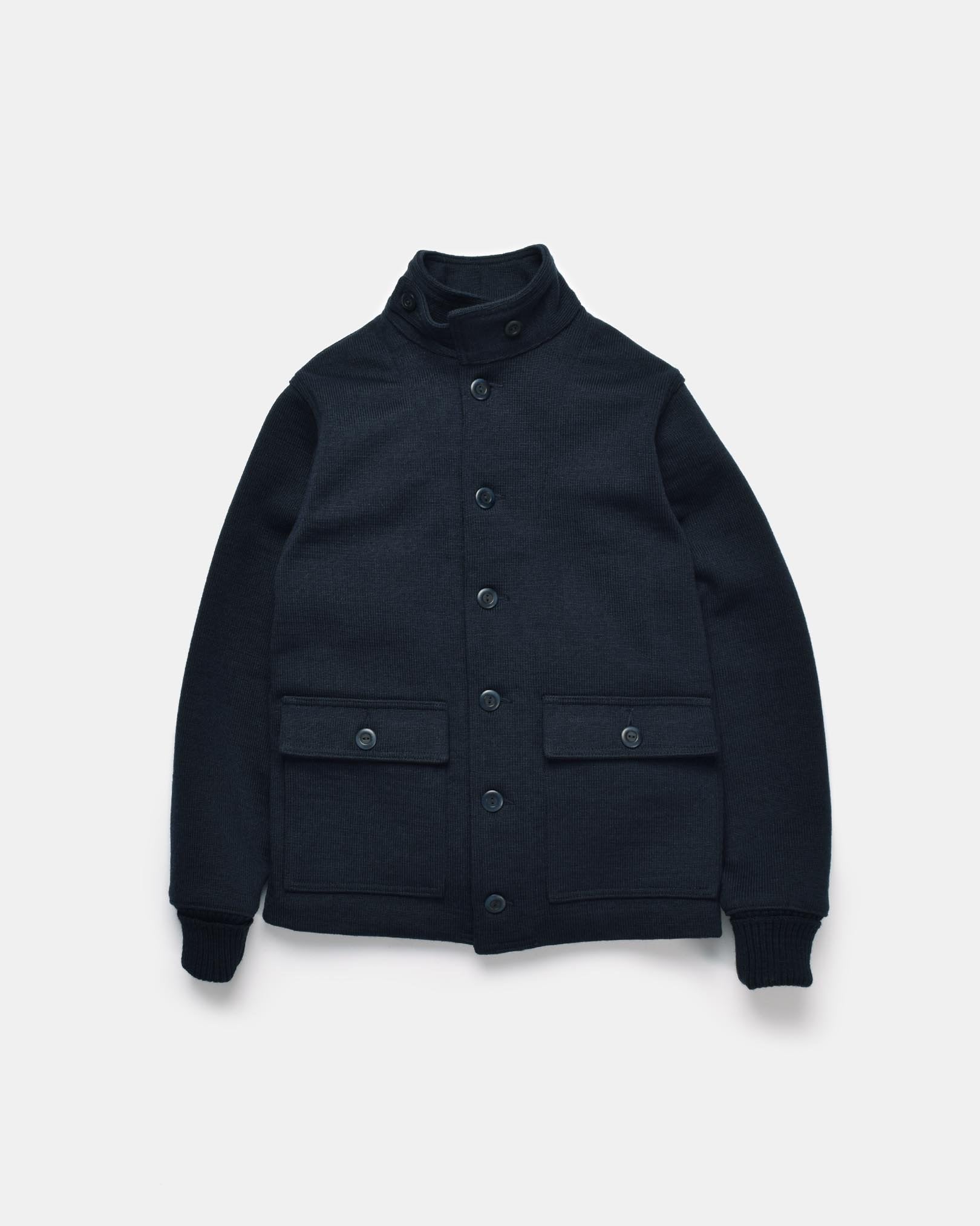 Submariner Sweater Coat - Dark Navy – Dehen 1920