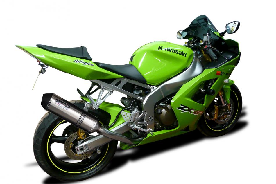 Slip-On Exhaust with 13.5-inch XOval Brushed 304 Stainless Steel